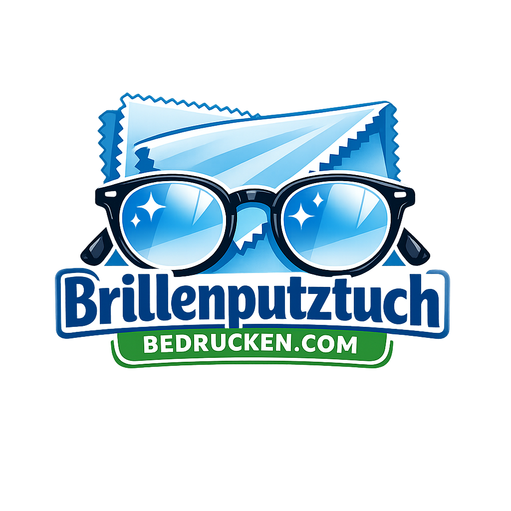 Brillenputztücher individuell mit Logo - Brillenputztuch-bedrucken.com