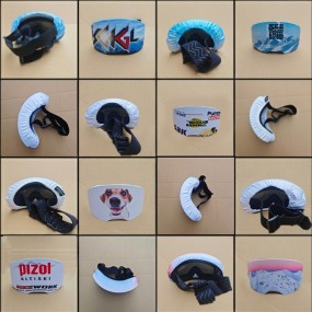 Individuell bedruckte Skibrillenhülle als Werbeartikel