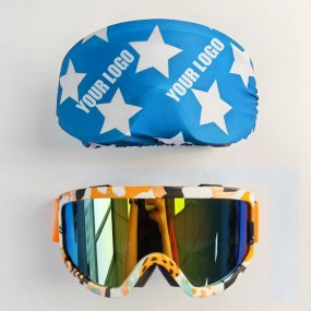Individuell bedruckte Skibrillenhülle als Werbeartikel