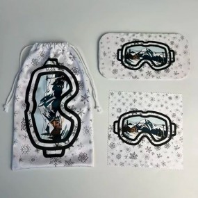 Brillenputztuch personalisiert als Werbegeschenk für Ku...