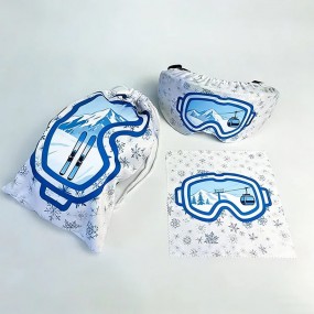 Brillenputztuch personalisiert als Werbegeschenk für Ku...