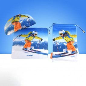 Brillenputztuch mit eigenem Logo bedrucken - Brillenput...