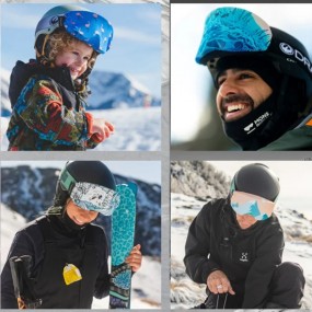 Individuell bedruckte Skibrillenhülle als Werbeartikel